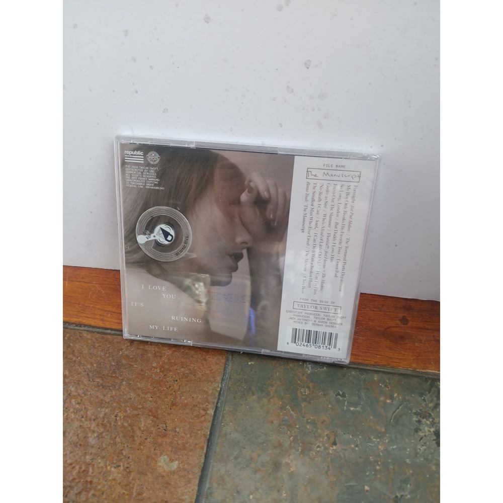 Taylor Swift The Tortured Poets Department CD Manuscript 1 of 4 Sealed New - Picture 2 of 2